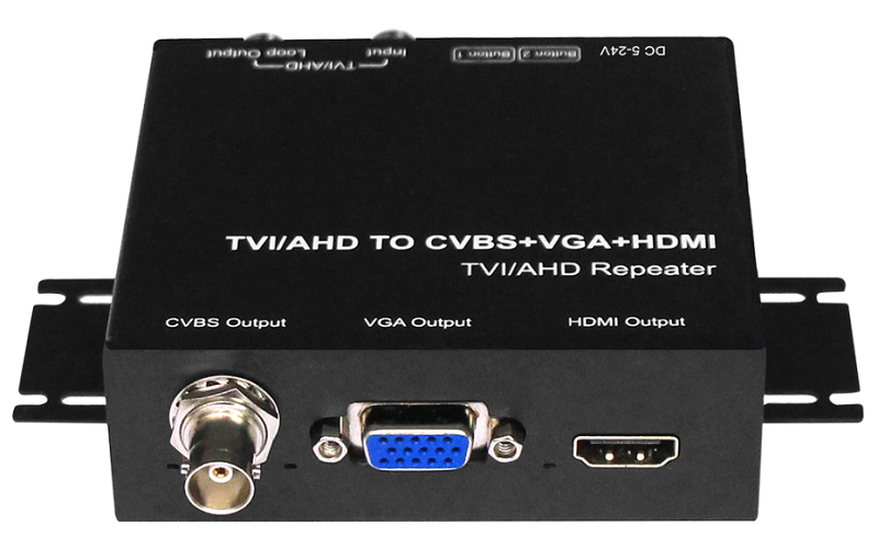  TVI/AHD  to HDMI/CVBS/VGA Converter