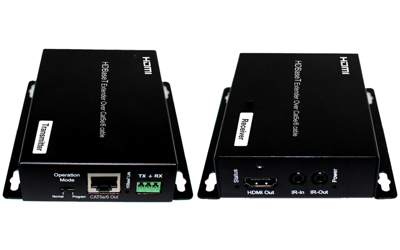 70m HDBaseT Extender, support  Bi-directional IR, with HDCP2.2, POC 
